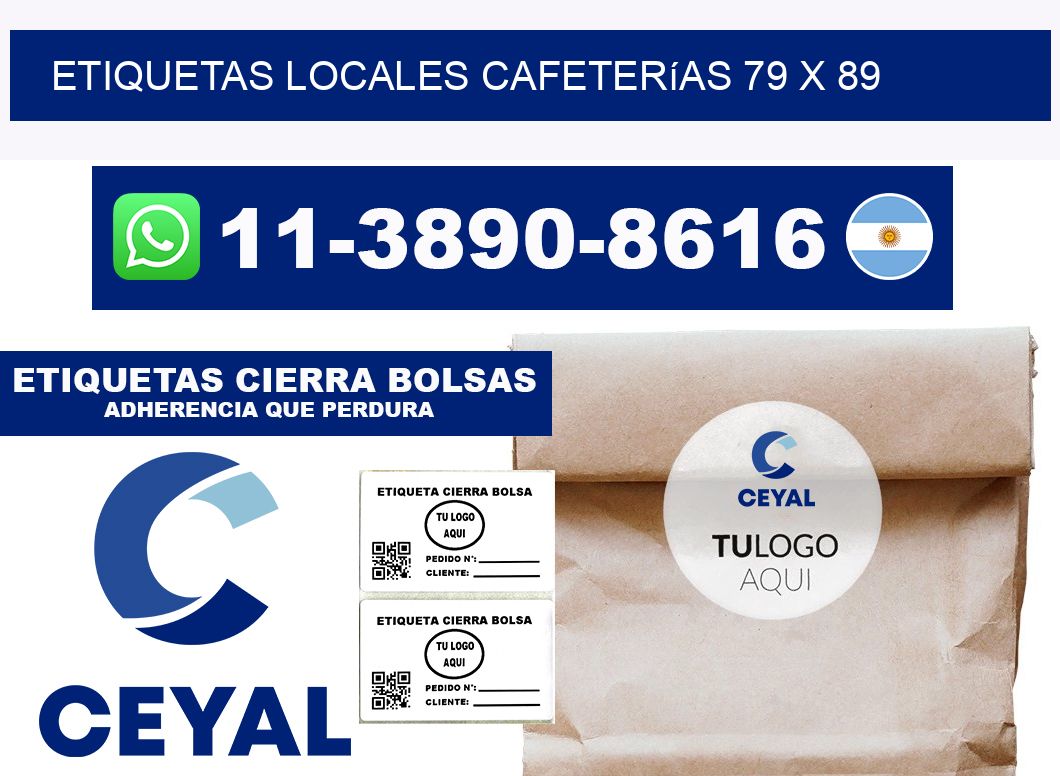 etiquetas locales cafeterías 79 x 89
