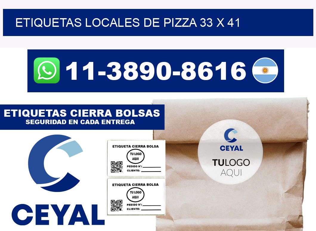 etiquetas locales de pizza 33 x 41