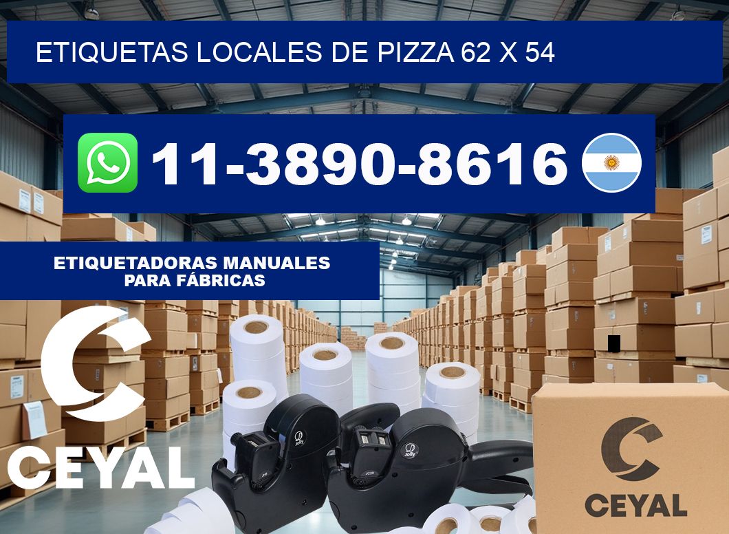 etiquetas locales de pizza 62 x 54
