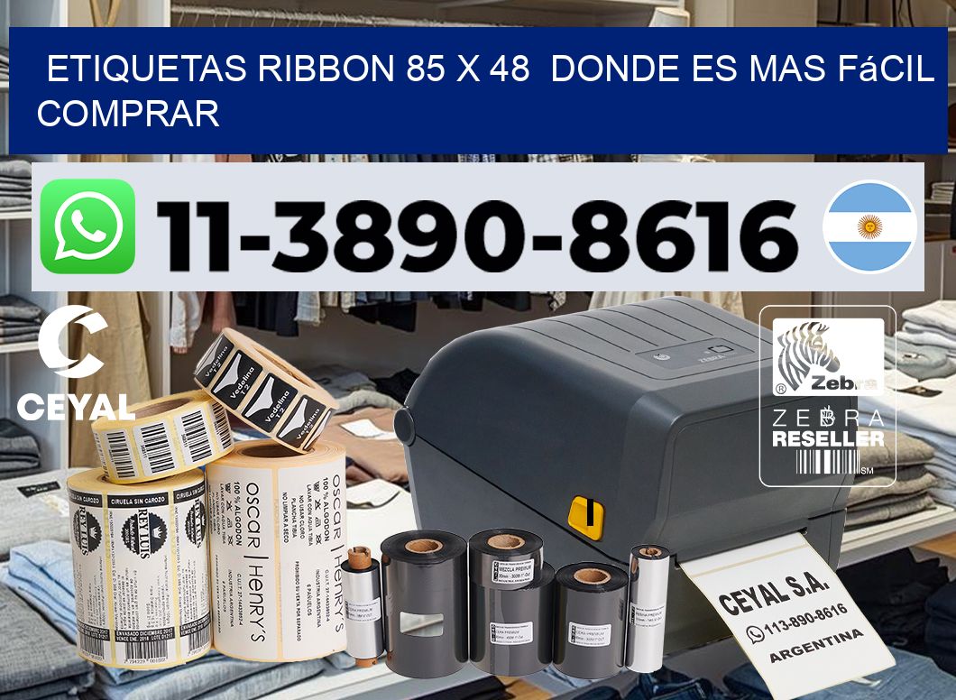 etiquetas ribbon 85 x 48  Donde es mas fácil comprar