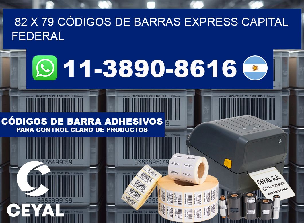 82 x 79 CÓDIGOS DE BARRAS EXPRESS CAPITAL FEDERAL