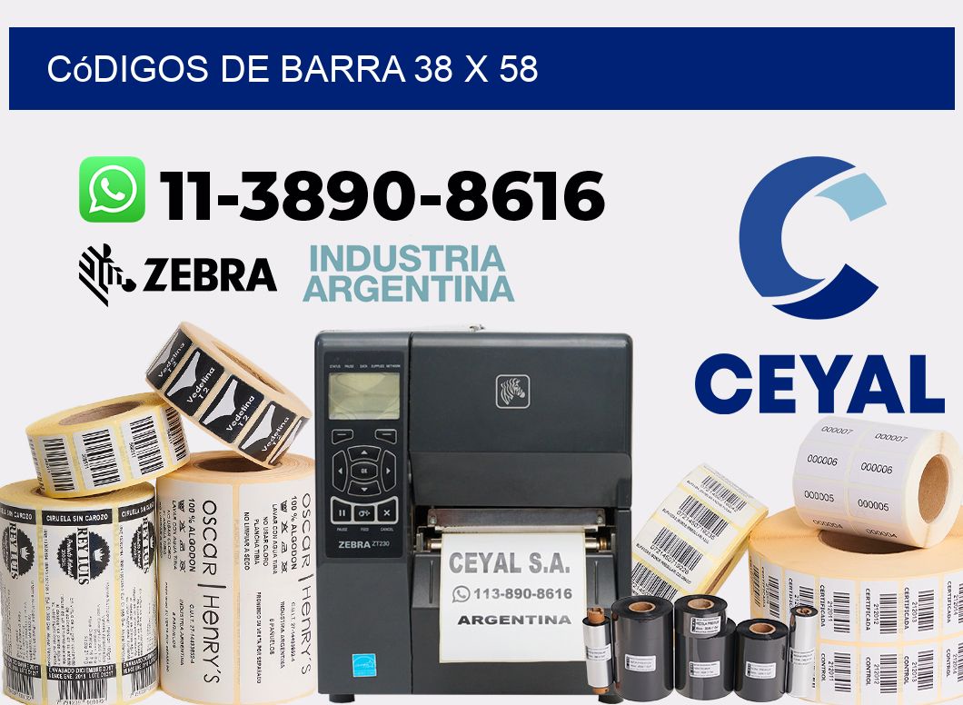 códigos de barra 38 x 58