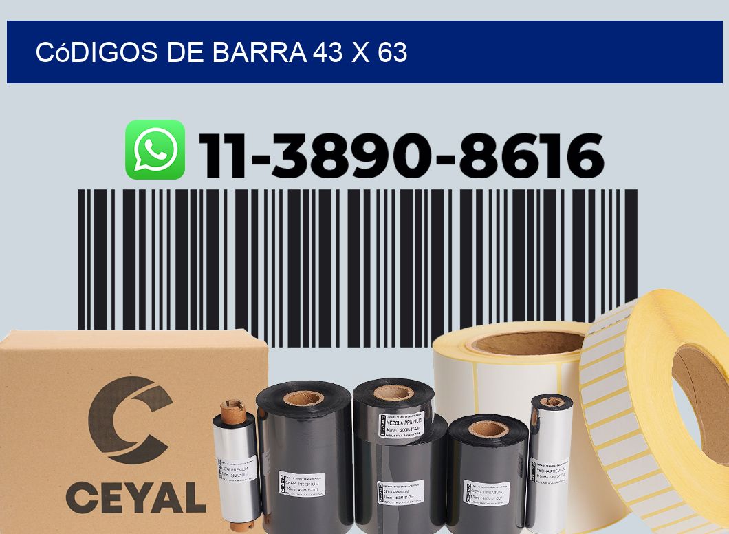 códigos de barra 43 x 63
