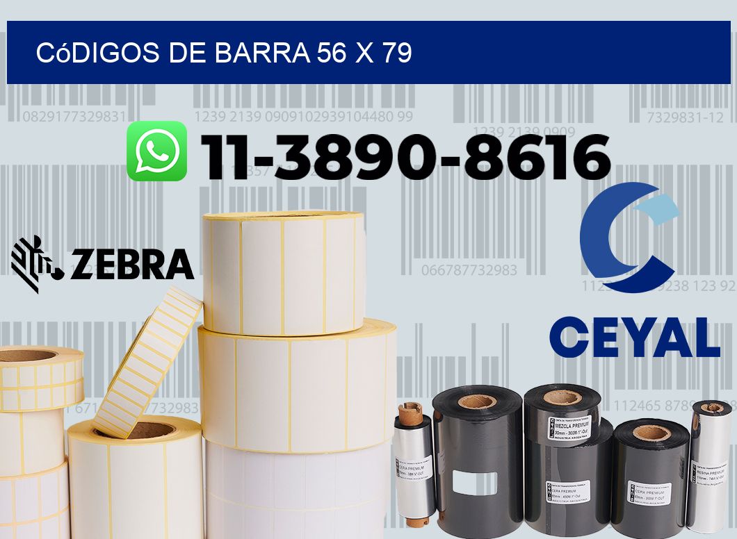 códigos de barra 56 x 79