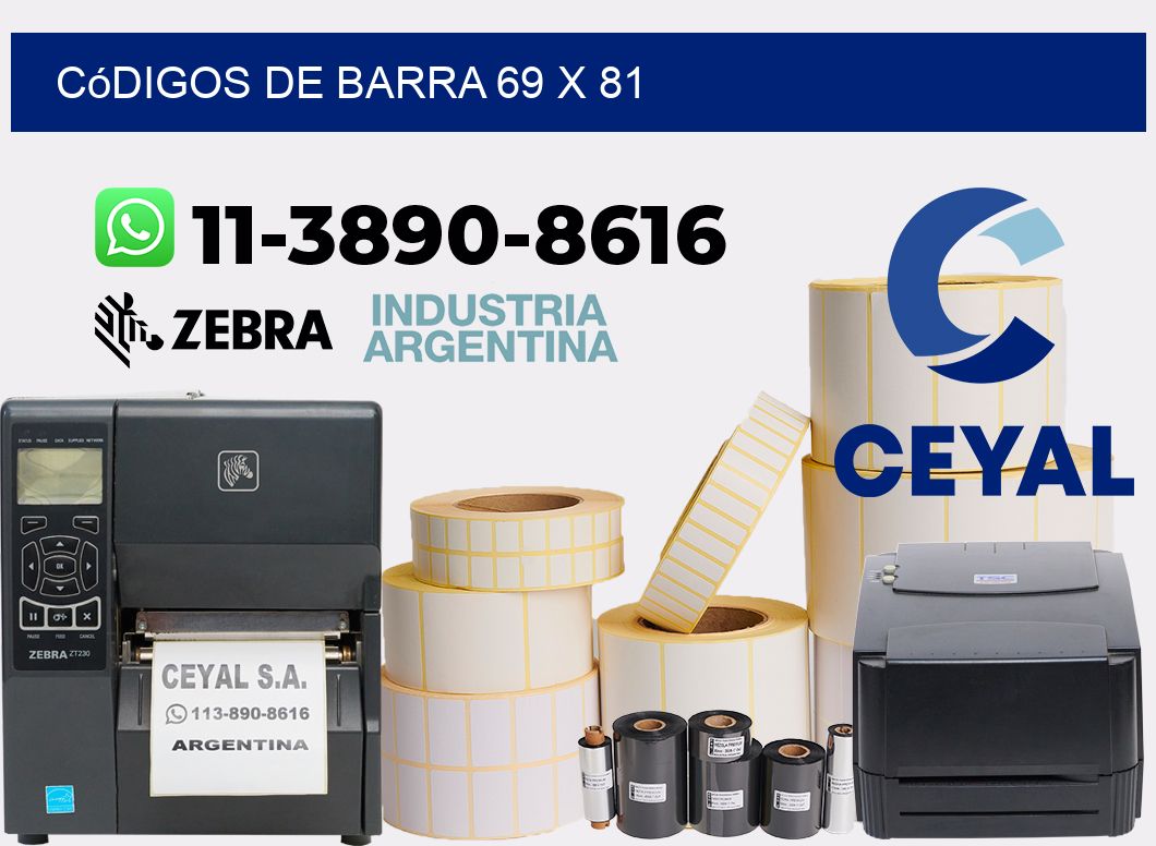 códigos de barra 69 x 81
