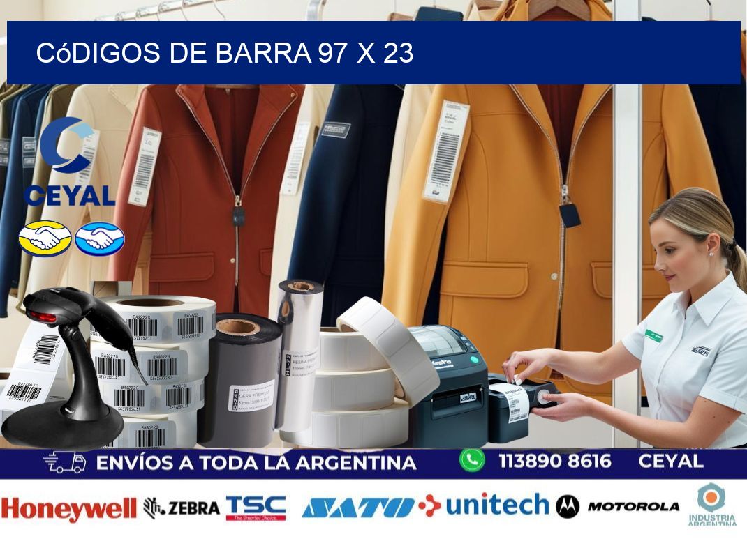 códigos de barra 97 x 23
