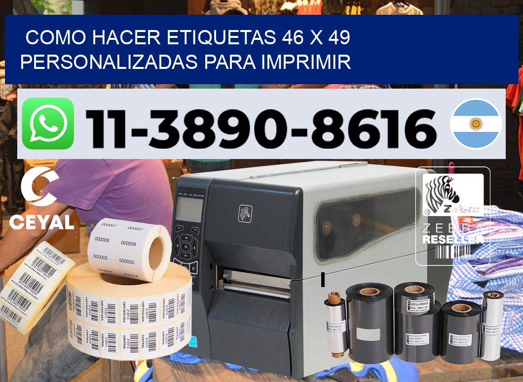 como hacer etiquetas 46 x 49 personalizadas para imprimir