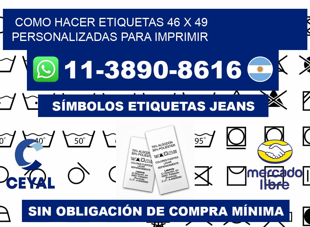 como hacer etiquetas 46 x 49 personalizadas para imprimir