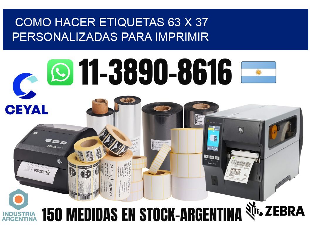 como hacer etiquetas 63 x 37 personalizadas para imprimir