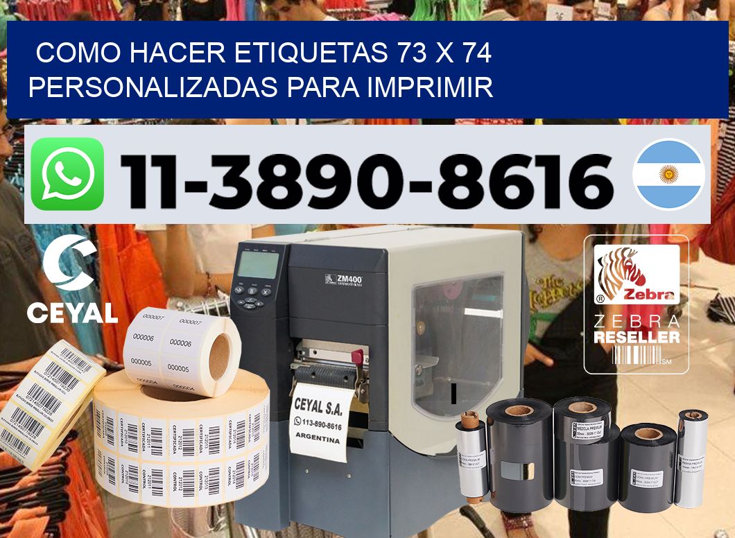 como hacer etiquetas 73 x 74 personalizadas para imprimir