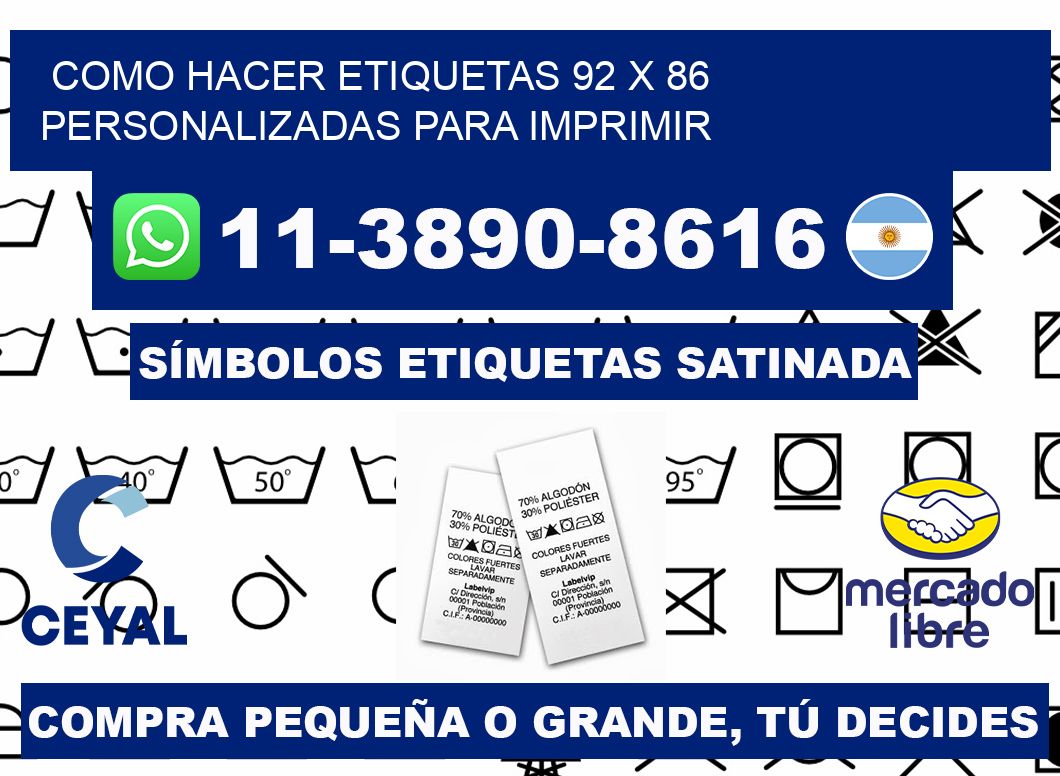 como hacer etiquetas 92 x 86 personalizadas para imprimir