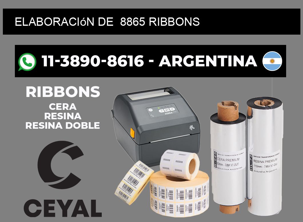 elaboración de 8865 ribbons