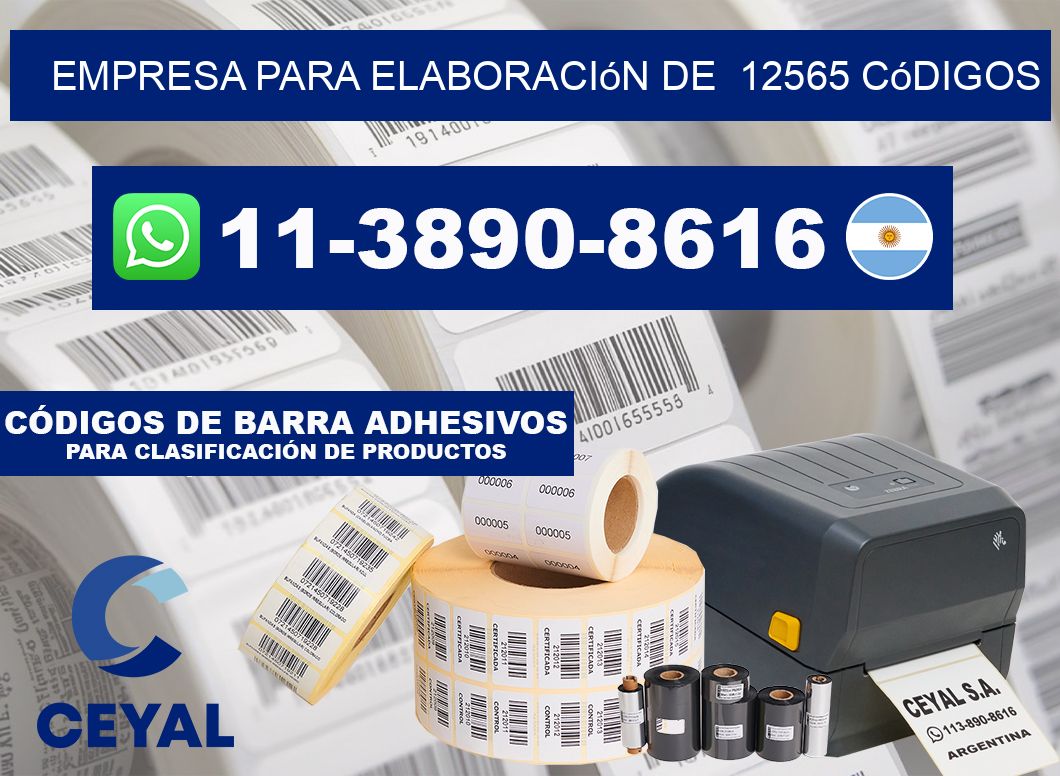 empresa para elaboración de  12565 códigos