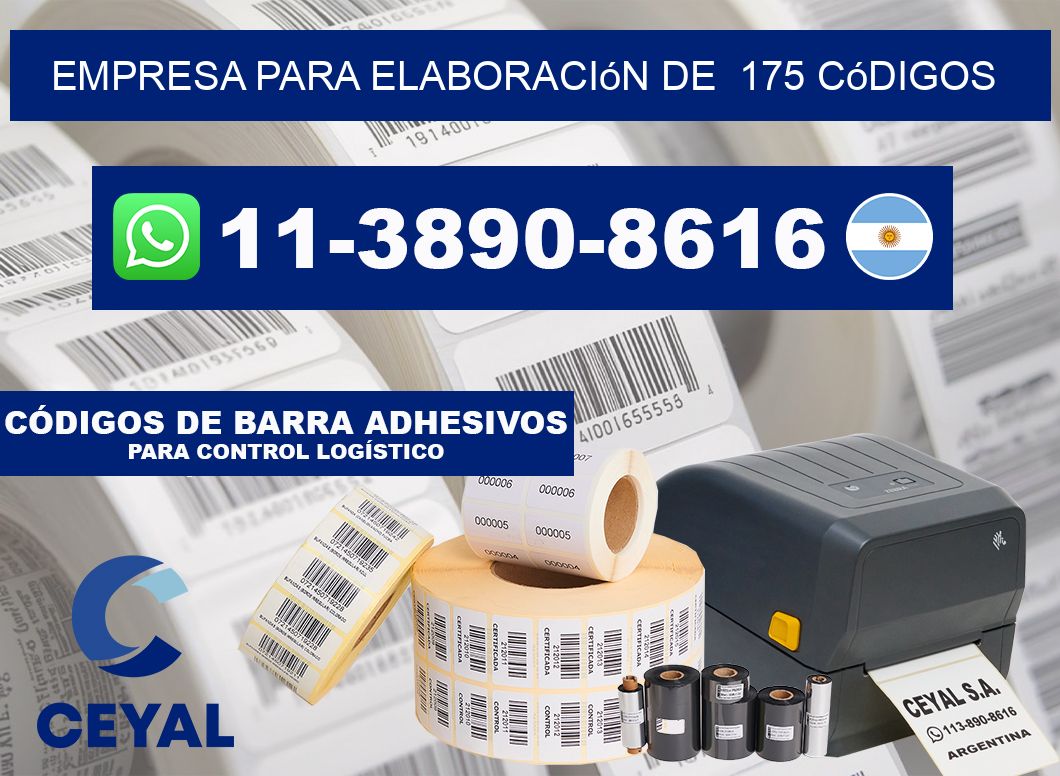 empresa para elaboración de 175 códigos