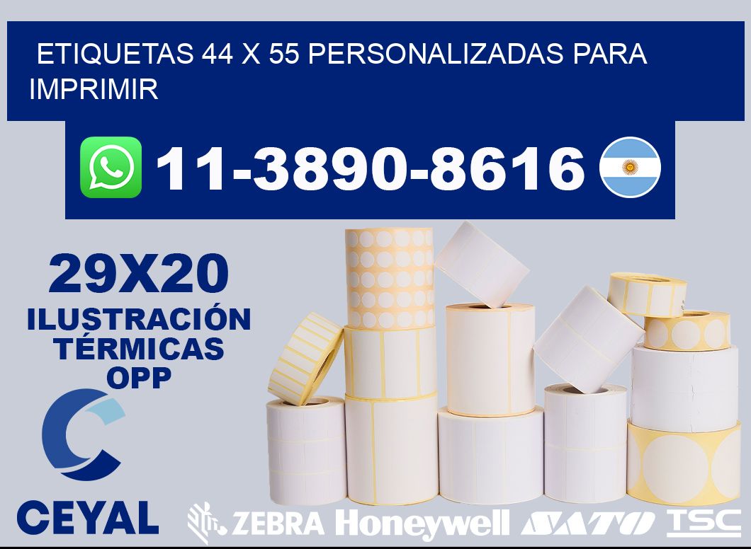 etiquetas 44 x 55 personalizadas para imprimir