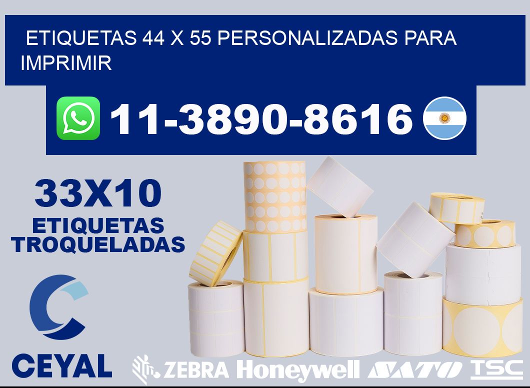 etiquetas 44 x 55 personalizadas para imprimir