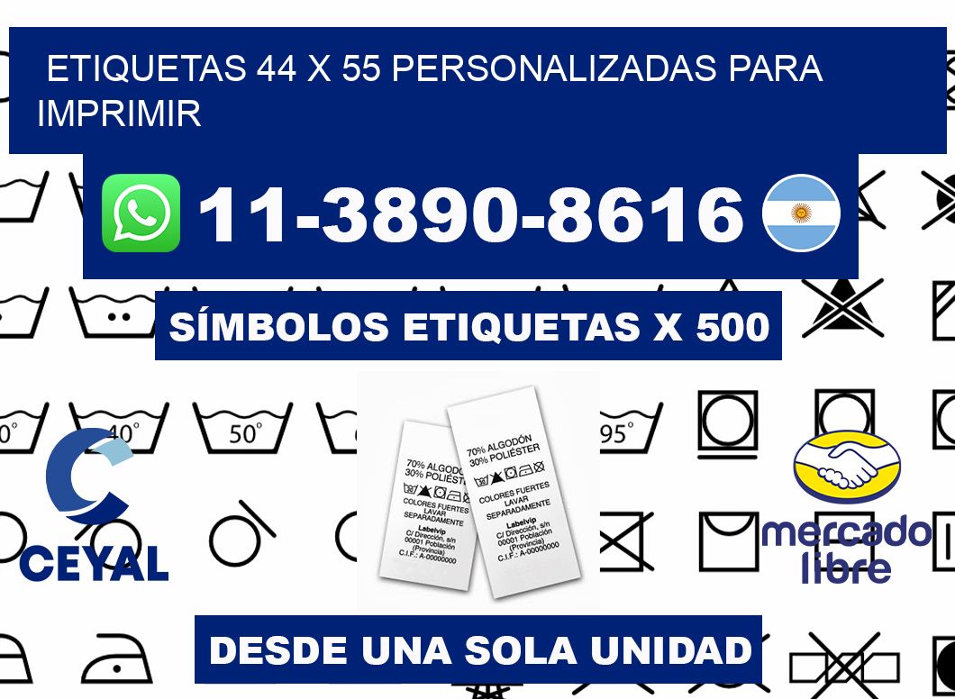 etiquetas 44 x 55 personalizadas para imprimir