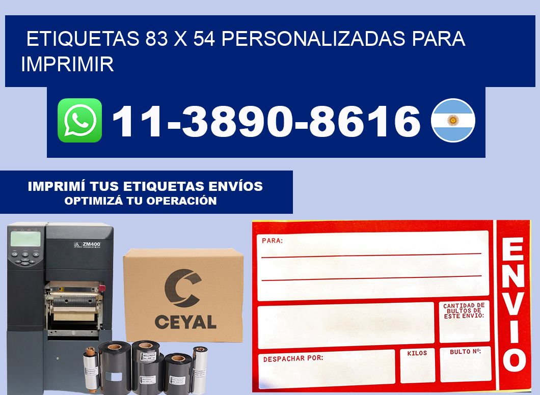 etiquetas 83 x 54 personalizadas para imprimir