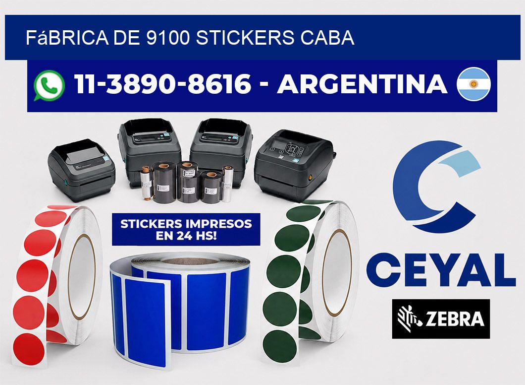 fábrica de 9100 stickers CABA