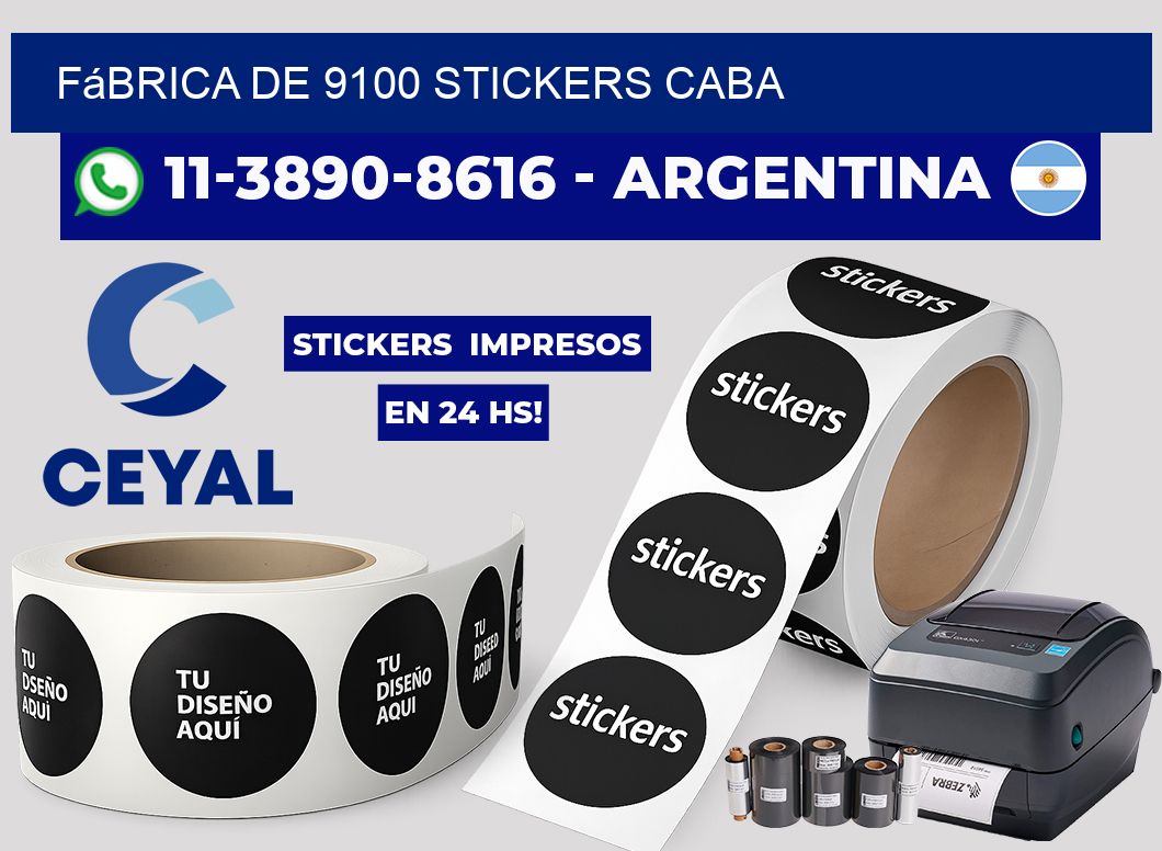 fábrica de 9100 stickers CABA