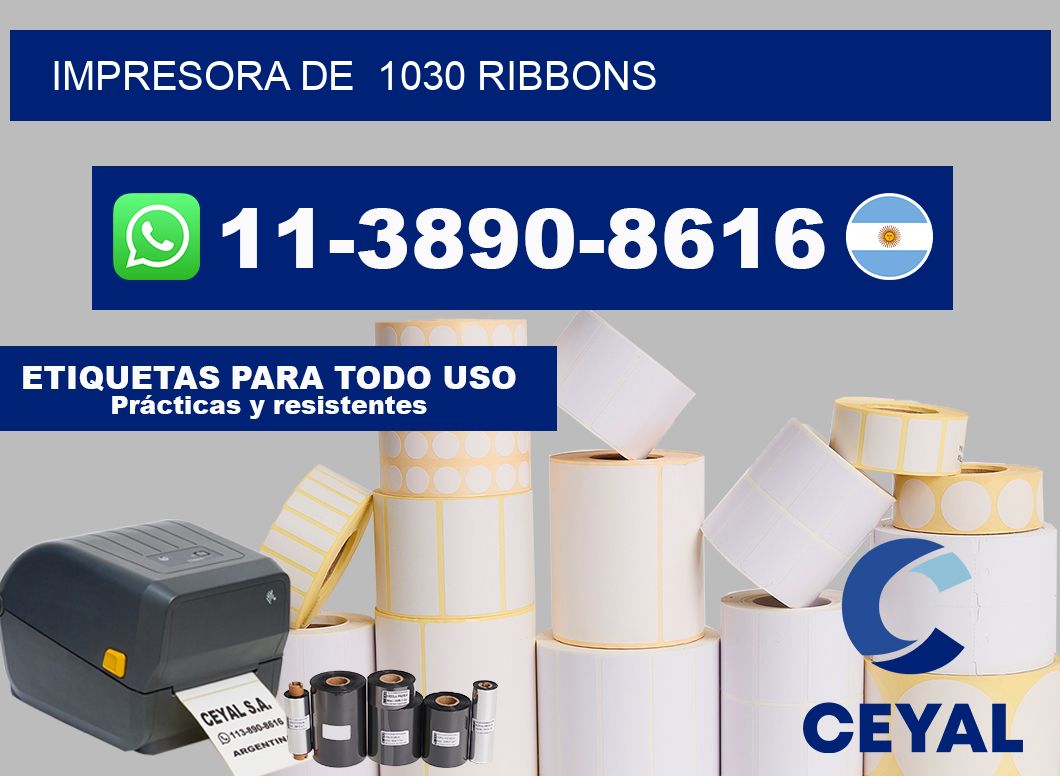 impresora de  1030 ribbons