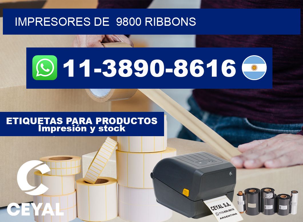 impresores de 9800 ribbons