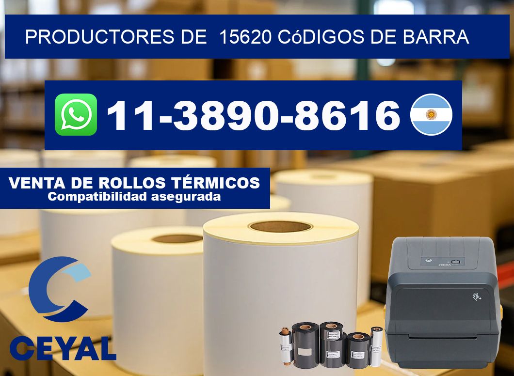 productores de 15620 códigos de barra