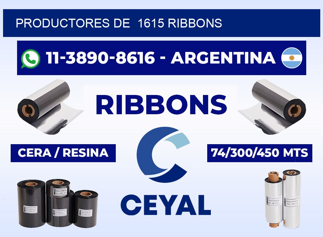 productores de 1615 ribbons