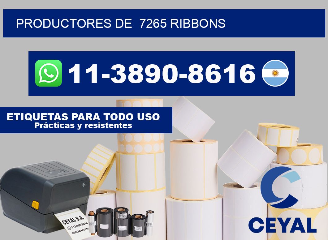 productores de  7265 ribbons