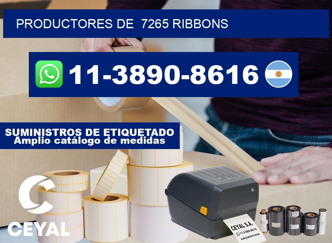productores de 7265 ribbons