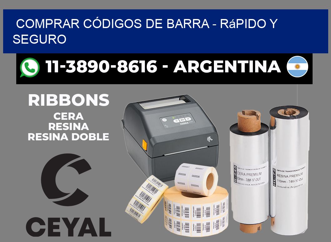COMPRAR CÓDIGOS DE BARRA - rápido y seguro