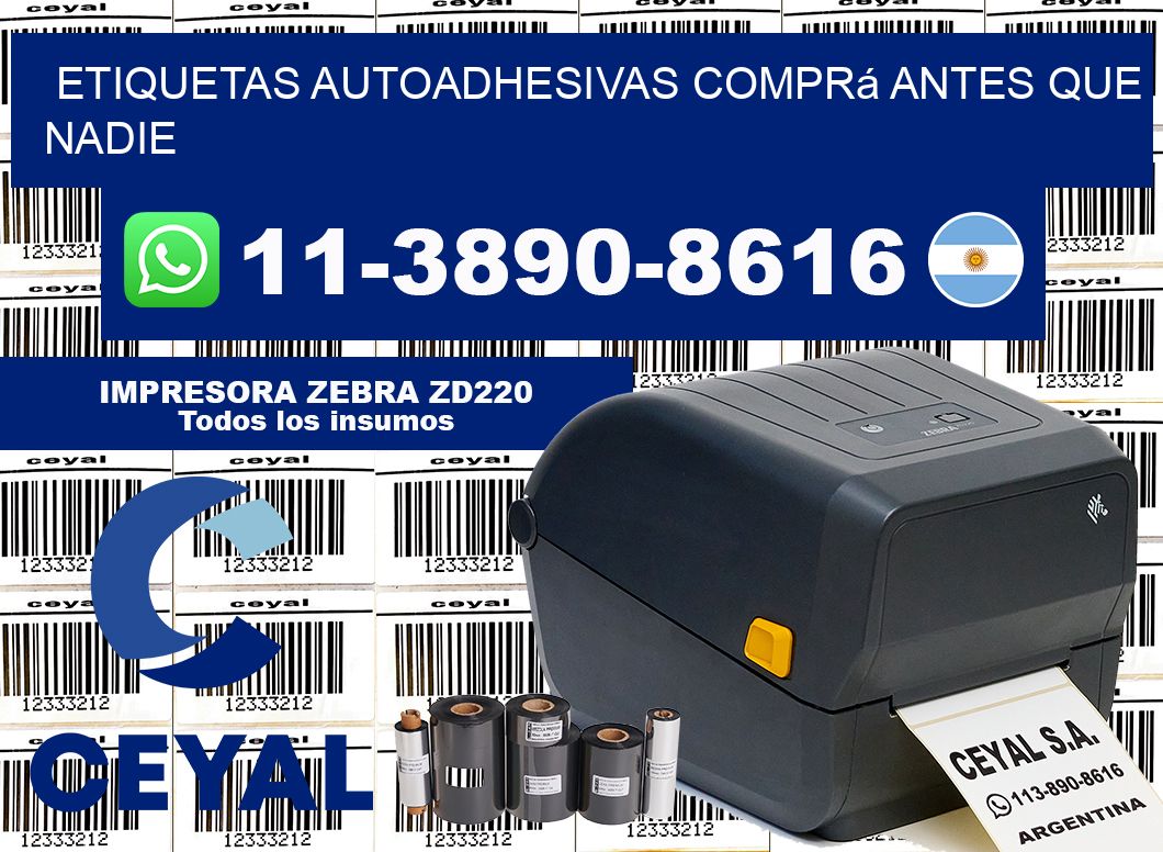 ETIQUETAS AUTOADHESIVAS Comprá antes que nadie