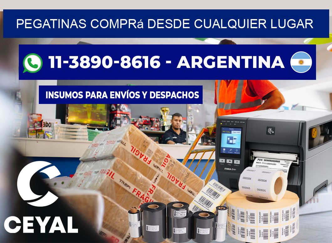 PEGATINAS Comprá desde cualquier lugar