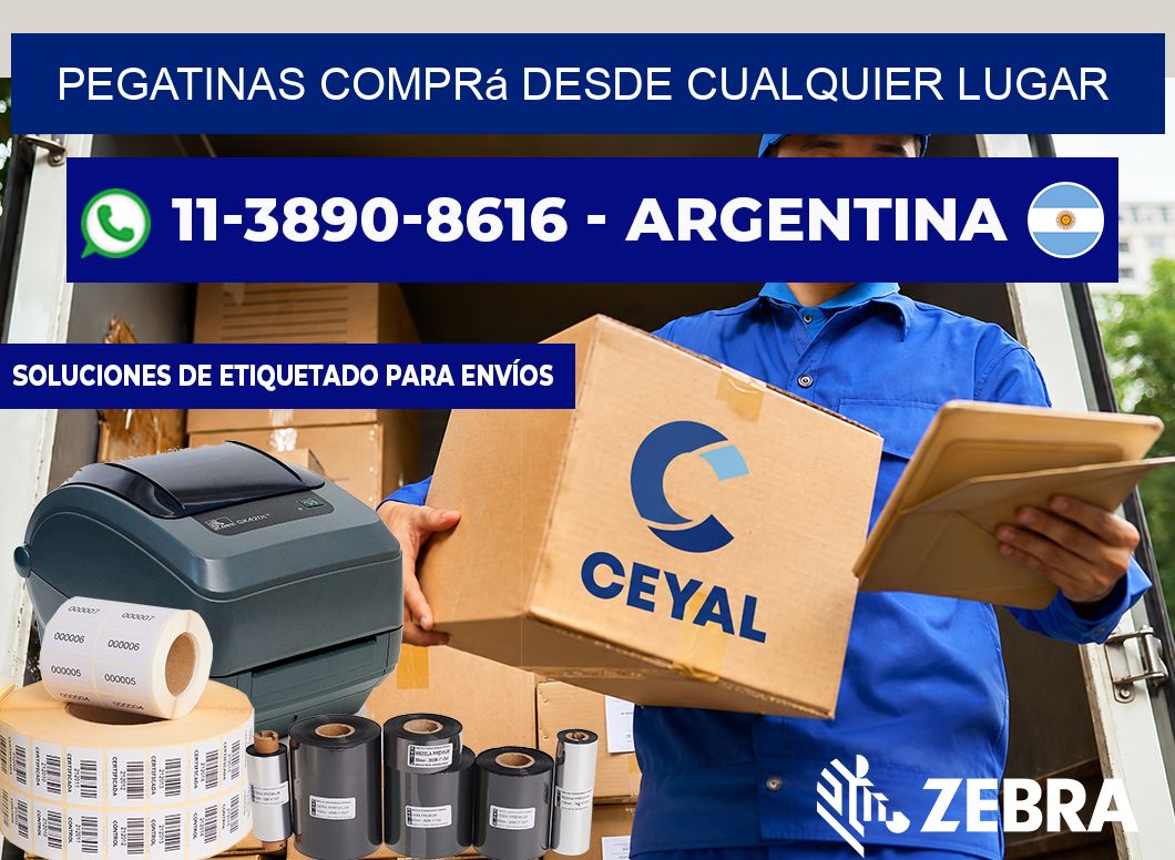 PEGATINAS Comprá desde cualquier lugar