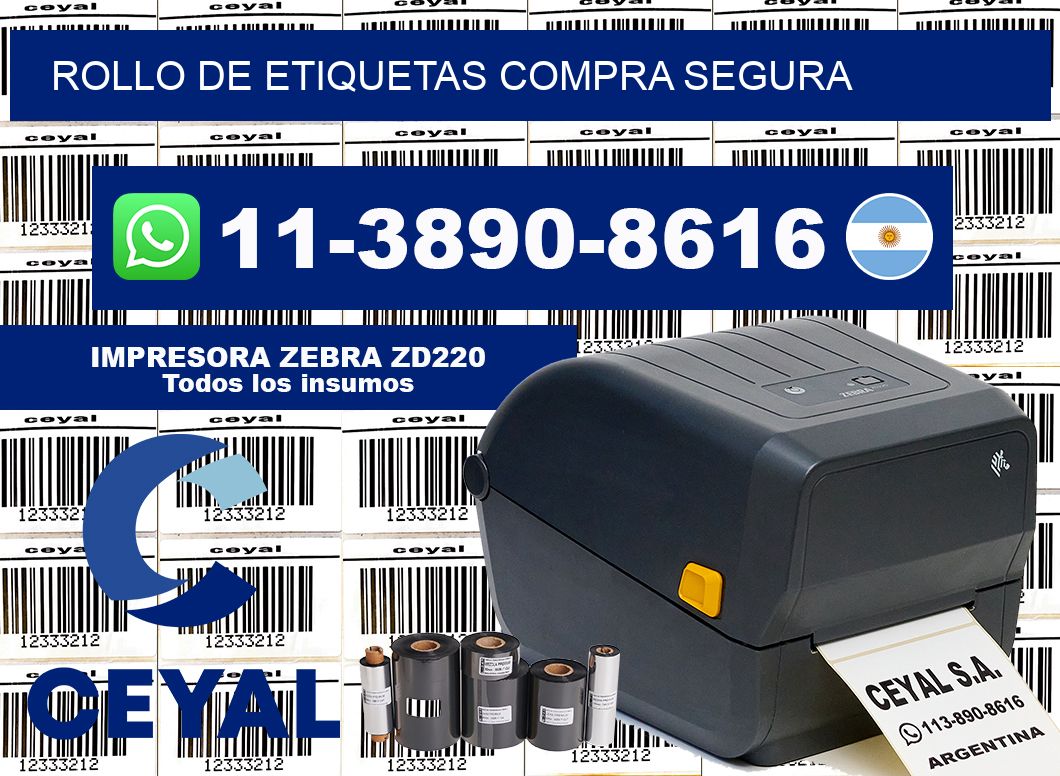 ROLLO DE ETIQUETAS Compra segura