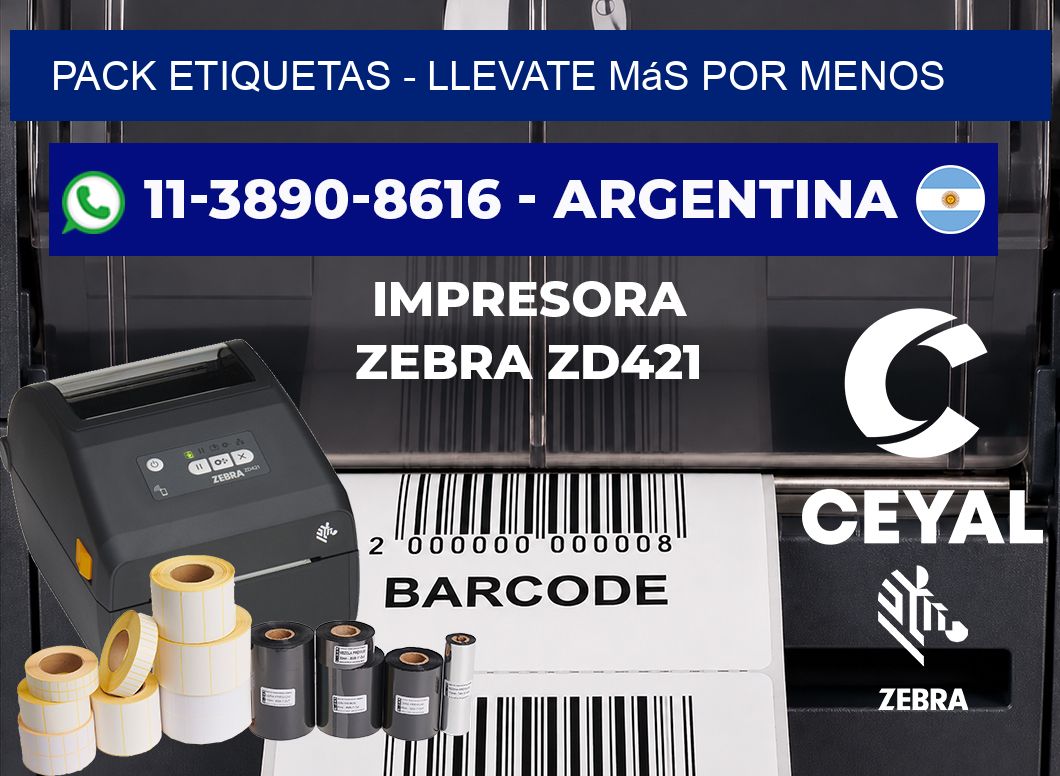 pack etiquetas - Llevate más por menos