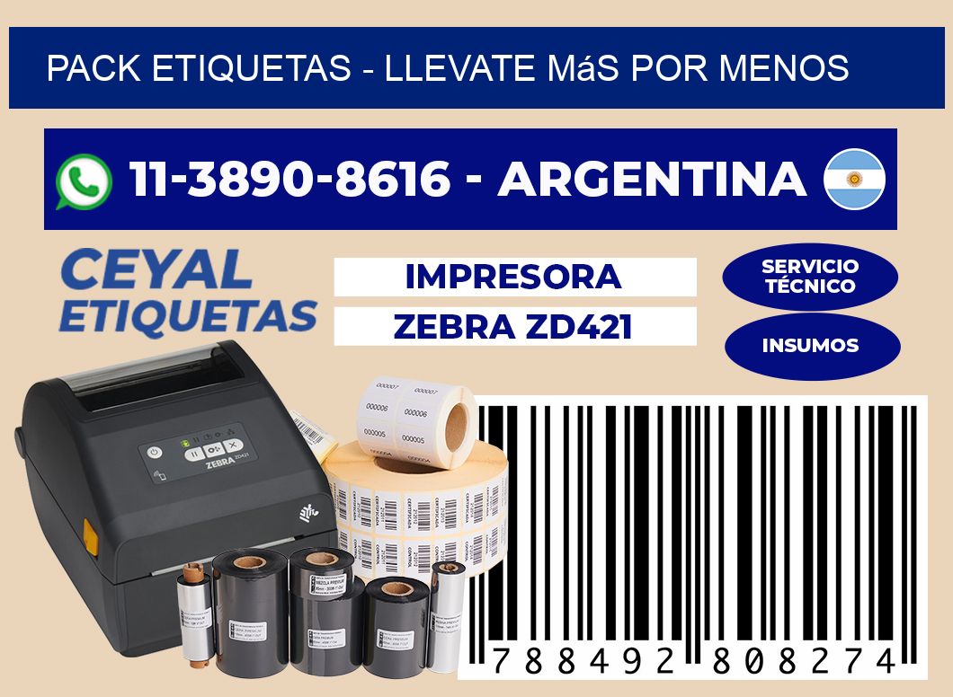 pack etiquetas - Llevate más por menos