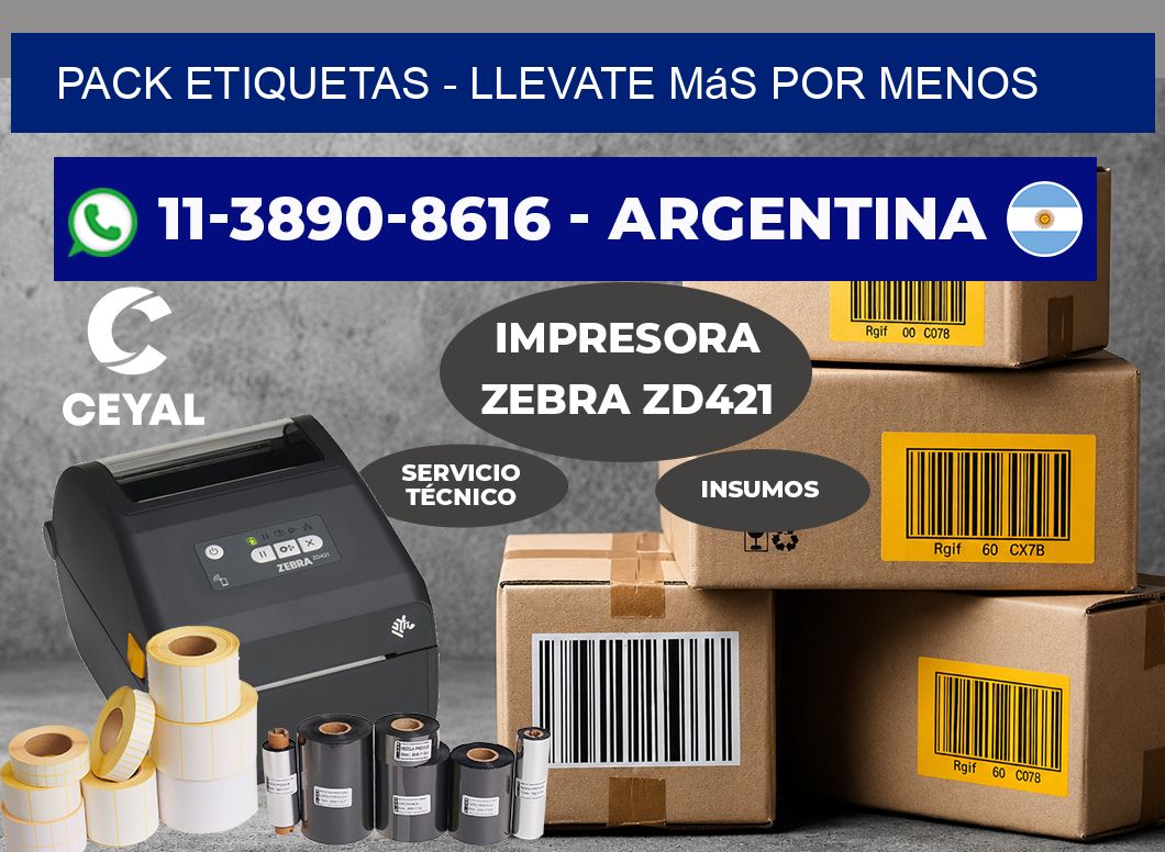 pack etiquetas – Llevate más por menos