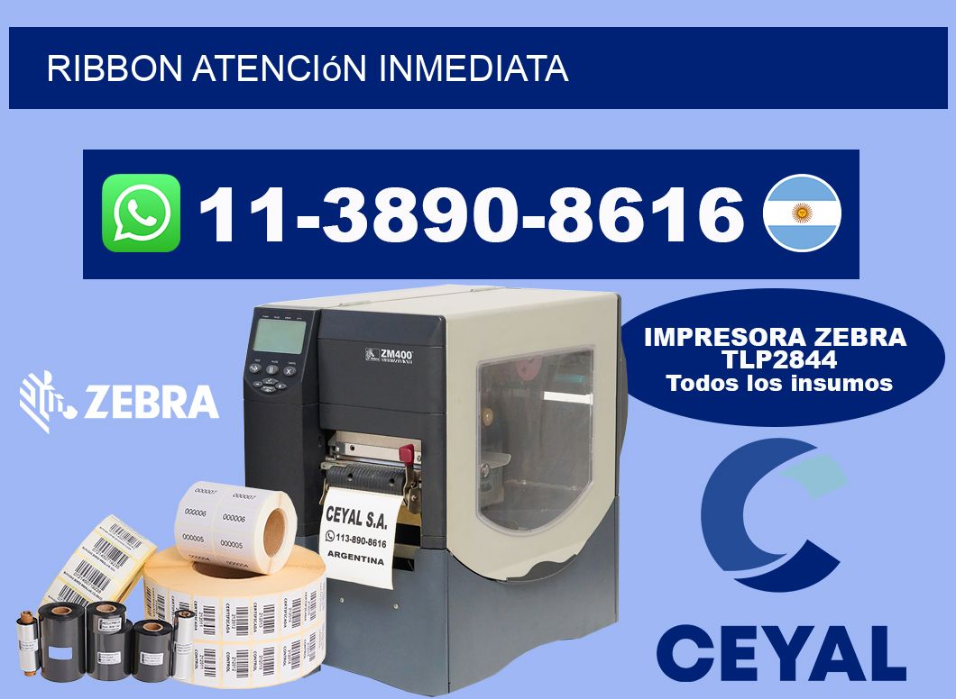 ribbon Atención inmediata