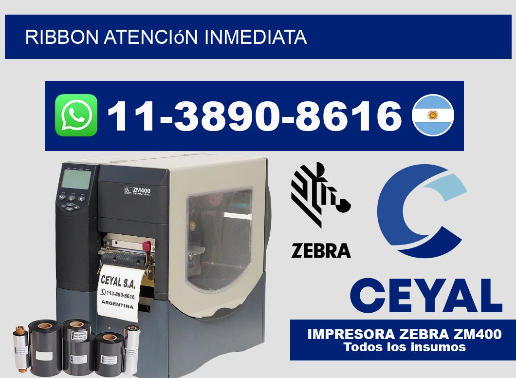 ribbon Atención inmediata