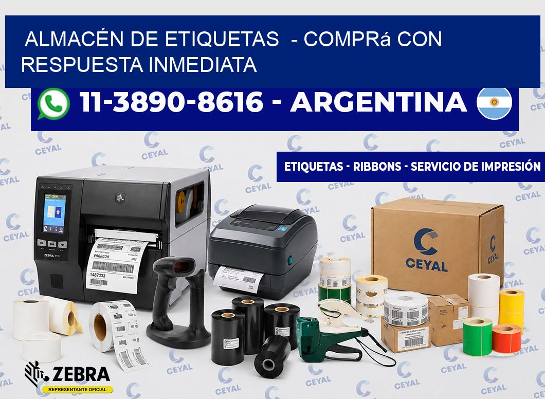 ALMACÉN DE ETIQUETAS - Comprá con respuesta inmediata