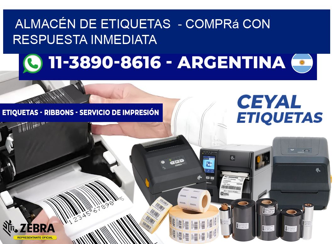 ALMACÉN DE ETIQUETAS - Comprá con respuesta inmediata