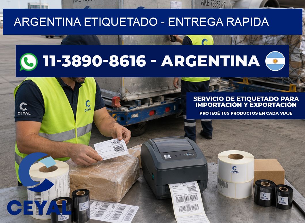 ARGENTINA ETIQUETADO - entrega rapida