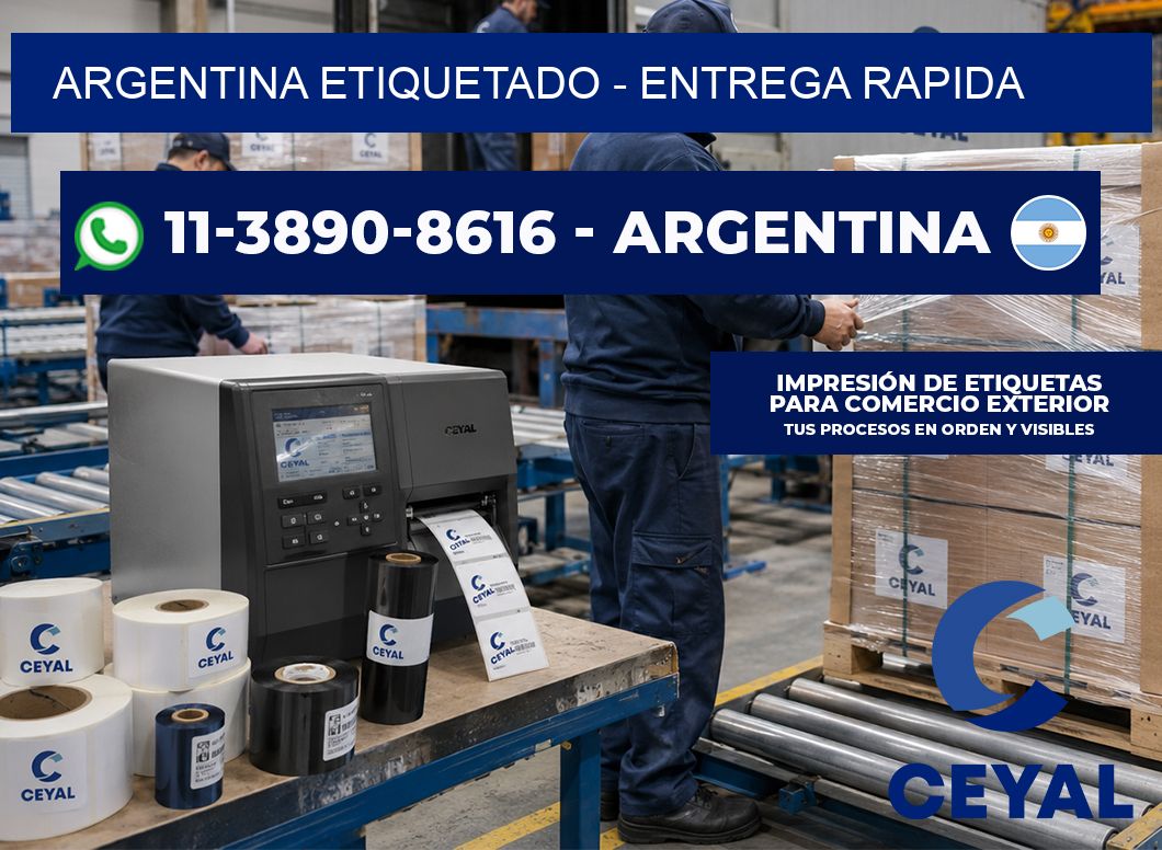 ARGENTINA ETIQUETADO - entrega rapida