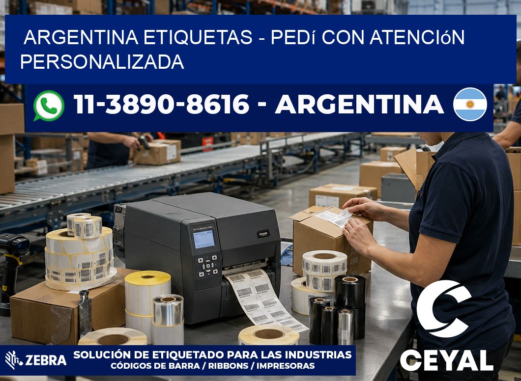 ARGENTINA ETIQUETAS - Pedí con atención personalizada