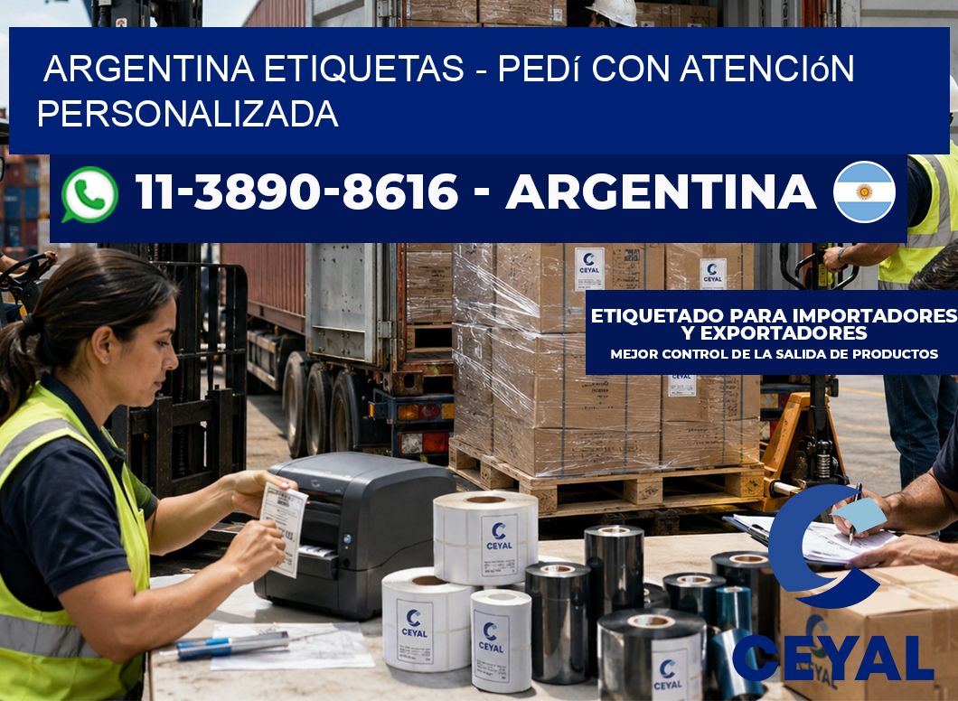 ARGENTINA ETIQUETAS - Pedí con atención personalizada