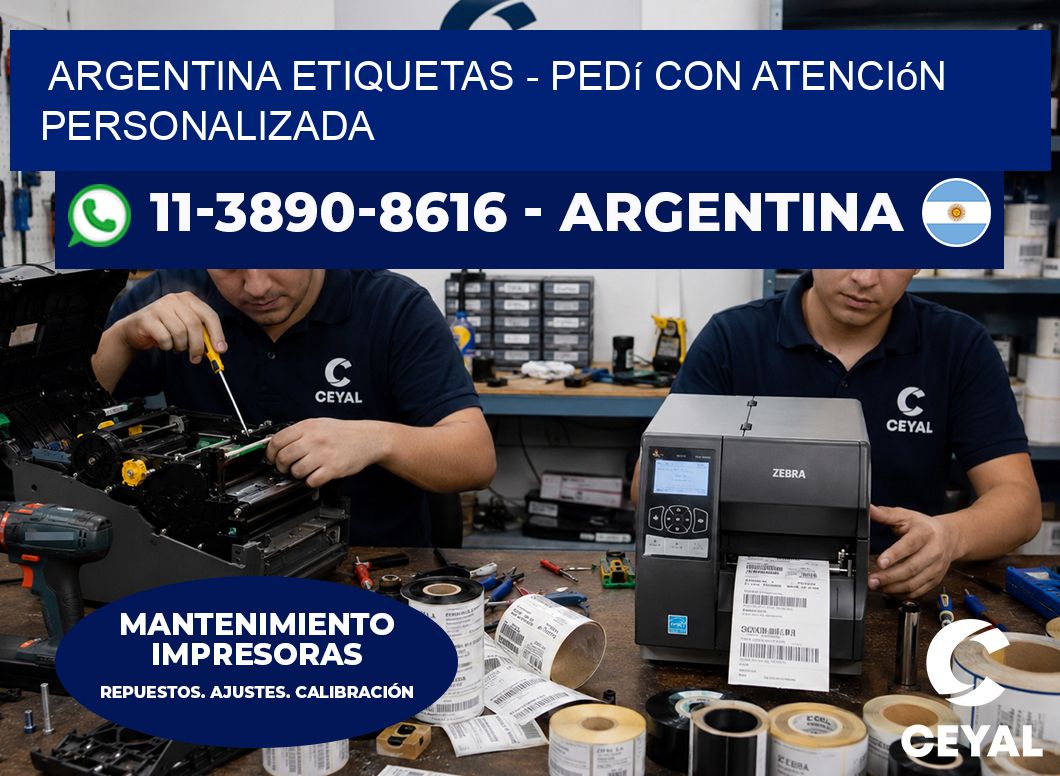 ARGENTINA ETIQUETAS - Pedí con atención personalizada