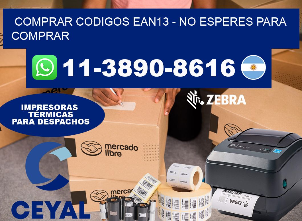 COMPRAR CODIGOS EAN13 - No esperes para comprar