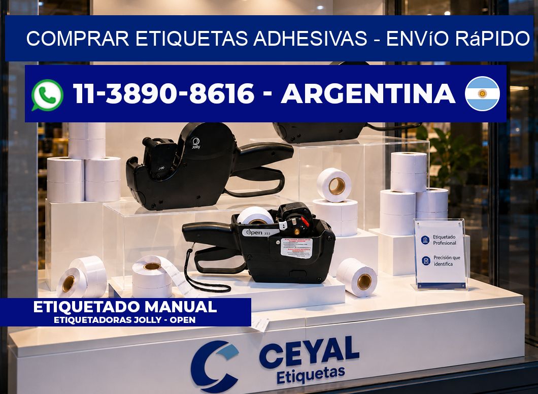 COMPRAR ETIQUETAS ADHESIVAS - Envío rápido