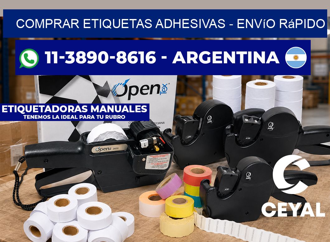 COMPRAR ETIQUETAS ADHESIVAS - Envío rápido